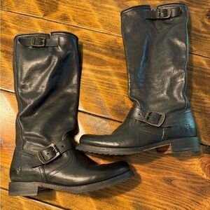 Frye Veronica Slouch Tall Riding Boots 14” shaft 100% leather  Size 7.5